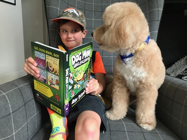 reading to Dog 